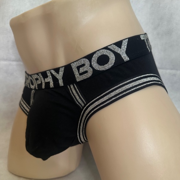 Andrew Christian Trophy Boy Contoured Pouch Briefs Large 95% cotton/5% spandex - Picture 3 of 7